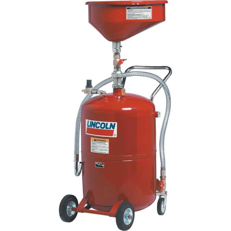 Lincoln Upright Portable Oil Drain 20 Gallon