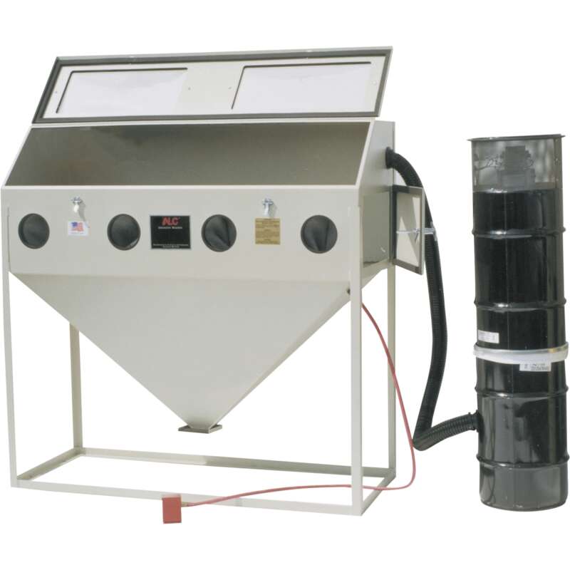 ALC Steel Abrasive Blasting Cabinet with LED Light Kit