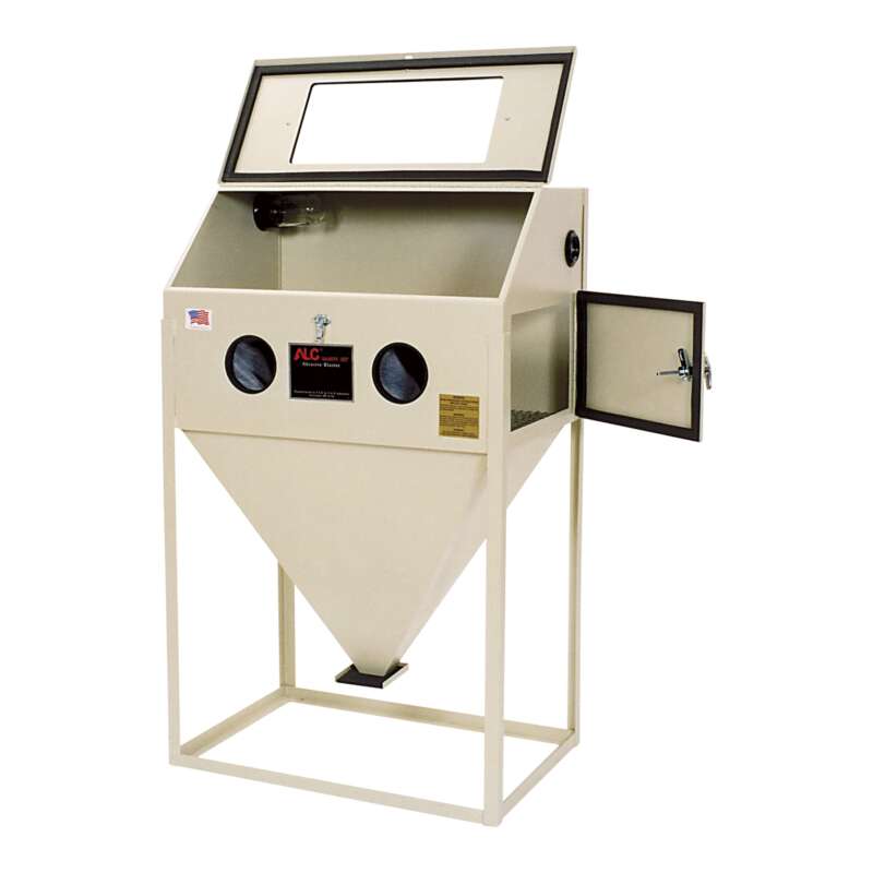 ALC Top and Side Door Opening Abrasive Blasting Cabinet 36in