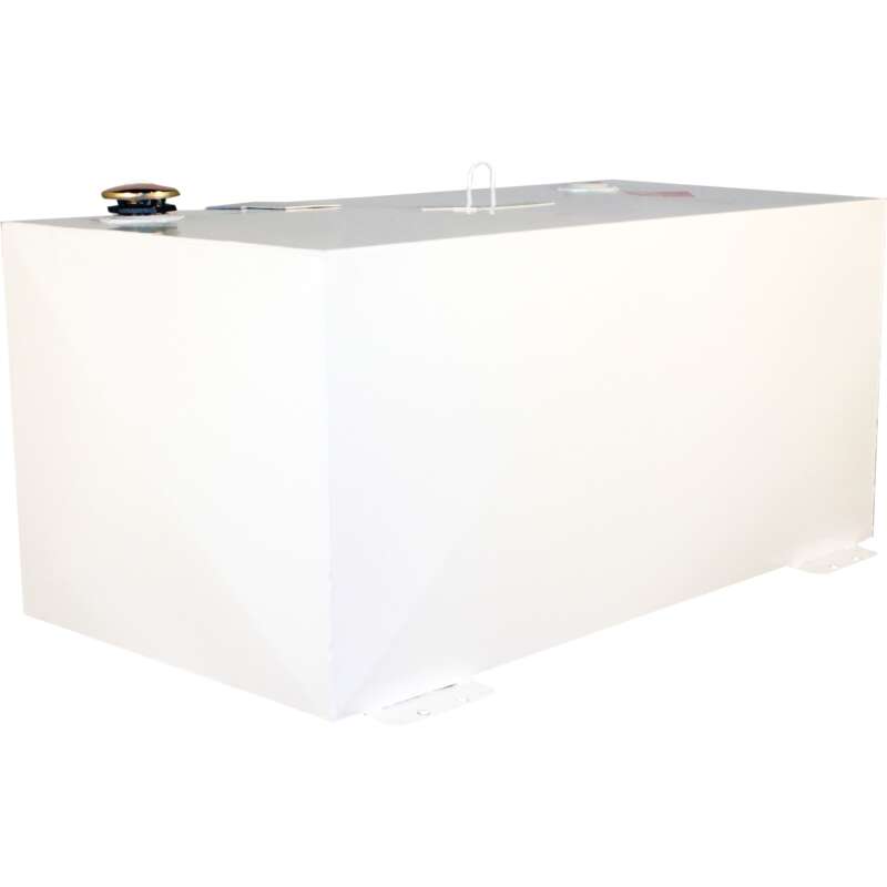 Better Built Steel Transfer Fuel Tank 150 Gallon Rectangular White1