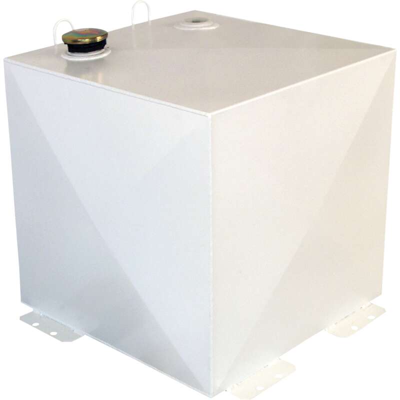 Better Built Steel Transfer Fuel Tank 50 Gallon Square White1