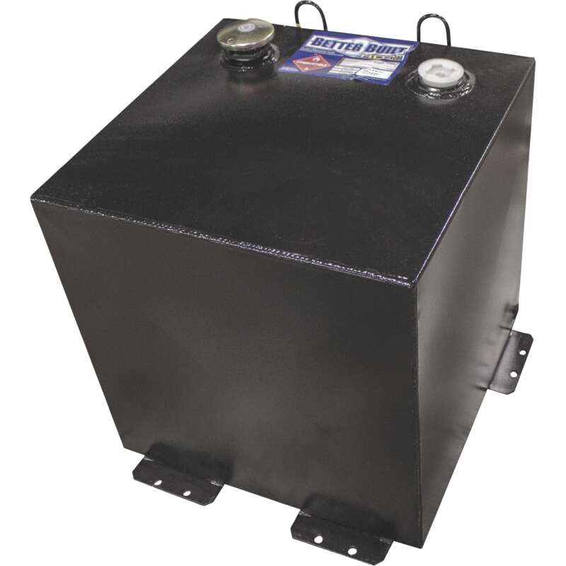 Better Built Steel Transfer Tank 50 Gallon Capacity Square Black 24in L x 24in W x 24in H1