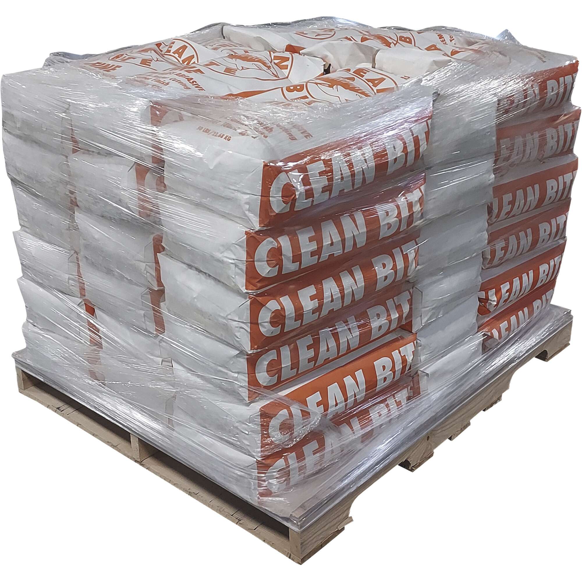 Clean Bite Premium Fine Grit Glass Abrasive Blast Media 48 Bags 50 Lbs Each