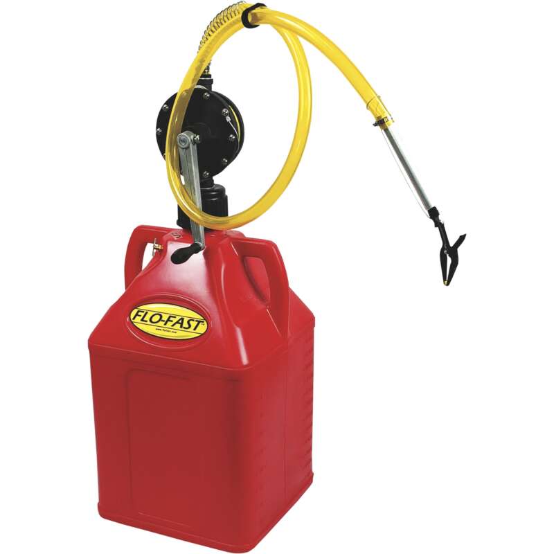 FLO FAST Container With Pump 15Gallon Red For Gasoline1
