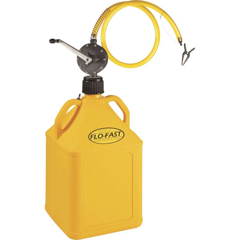 FLO FAST Container With Pump 15Gallon Yello For Diesel