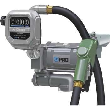 GPro 115V AC Commercial Grade Fuel Transfer Pump With Meter 20 GPM