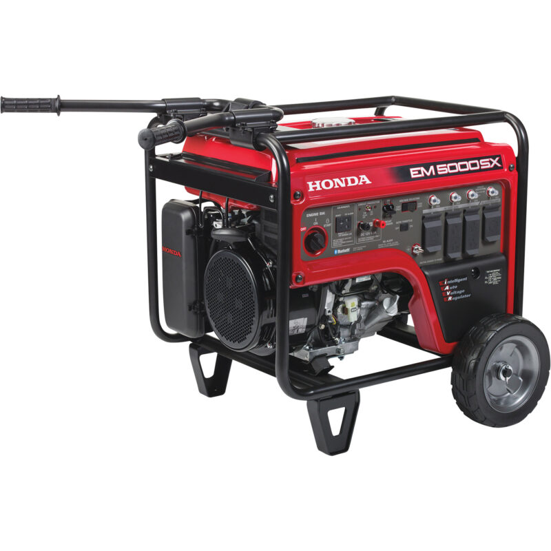 Honda EM5000S iAVR Series Portable Generator 5000 Surge Watts1