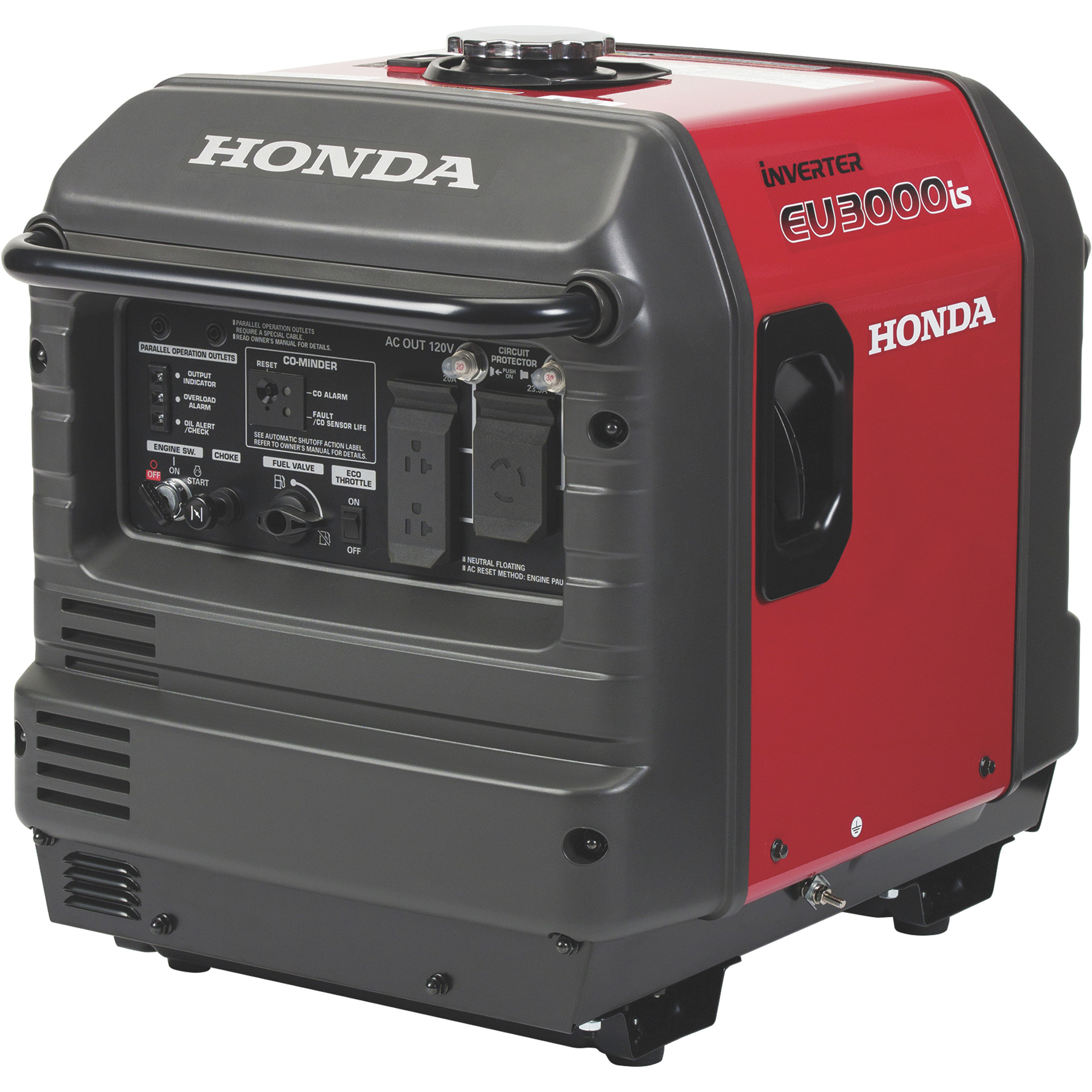 Honda EU3000iS1AN Portable Inverter Generator 3000 Surge Watts