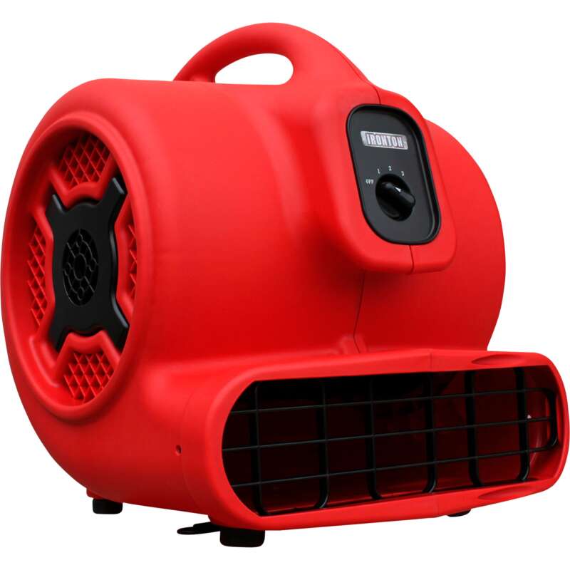 Ironton Air Mover Carpet Floor Blower 1 HP 3600 CFM