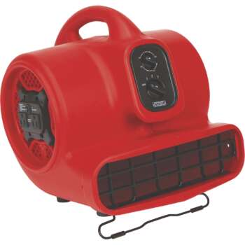 Ironton Air Mover with Built-in Outlets 1/3 HP 2000 CFM