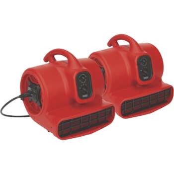 Ironton Air Mover with Built-in Outlets 1/3 HP 2000 CFM