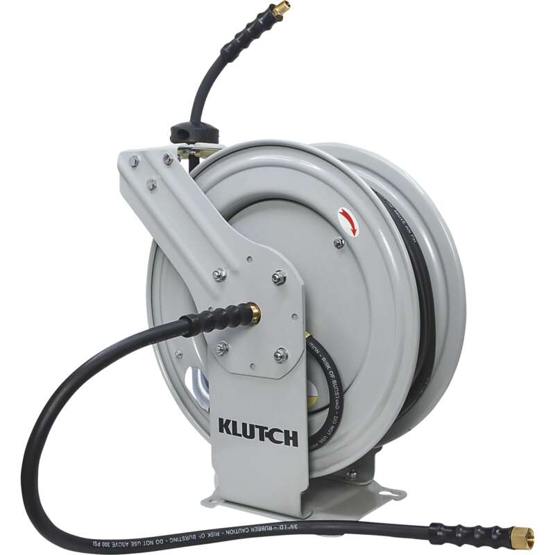 Klutch Spring Driven Air Hose Reel With