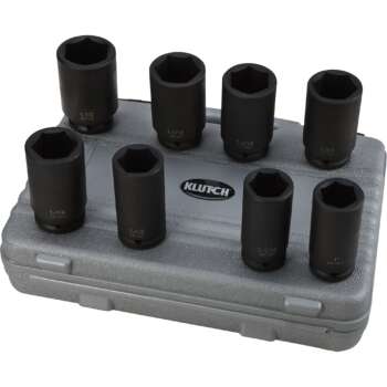 Klutch Impact Socket Set 8 Pc3