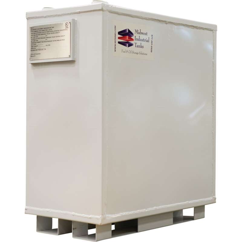 Midwest Industrial Tanks Double-Wall Storage Fuel Tank — 50-Gallon, Model# RTD-50-CC-10-121