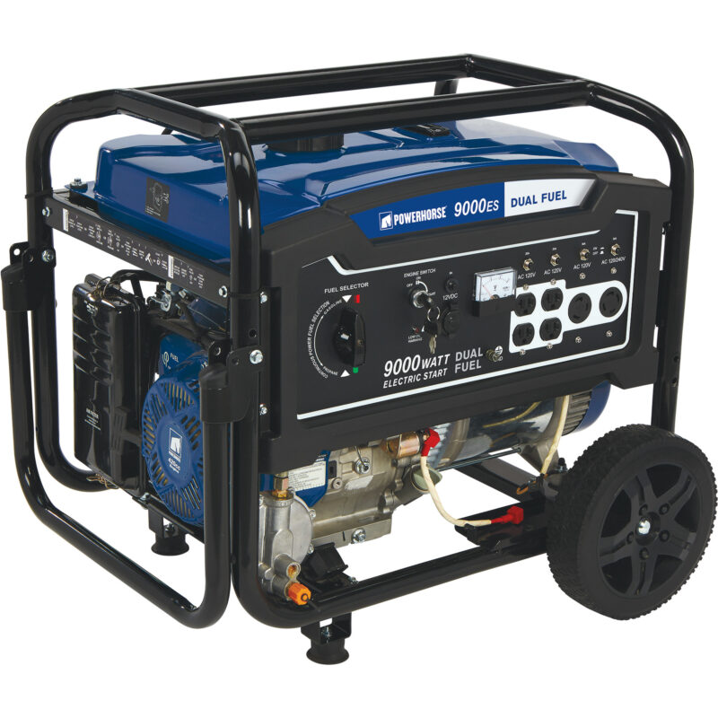 Powerhorse Dual Fuel Generator 9000 Surge Watts