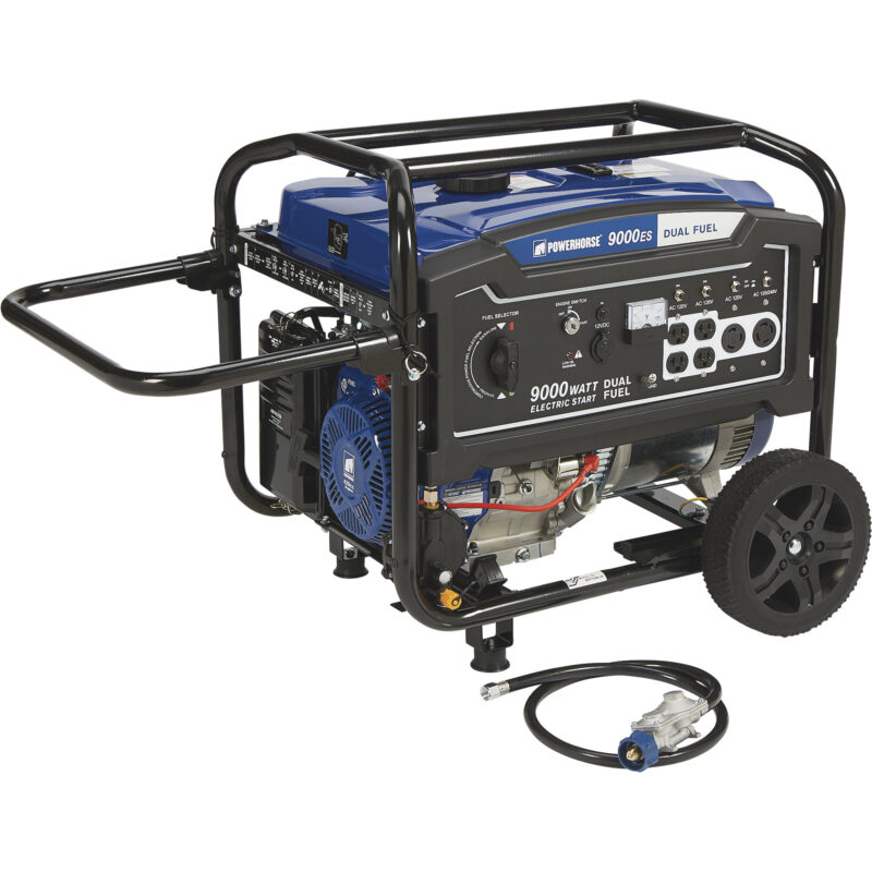 Powerhorse Dual Fuel Generator 9000 Surge Watts20