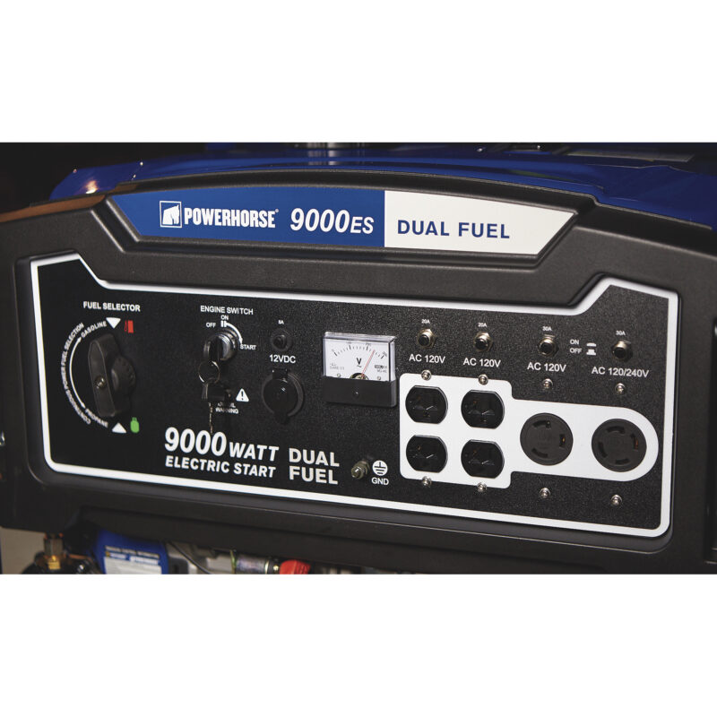 Powerhorse Dual Fuel Generator 9000 Surge Watts6