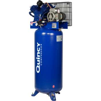 Quincy QT 54 Splash Lubricated Reciprocating Air Compressor 5 HP 230 Volt 1 Phase 60 Gallon Vertical2