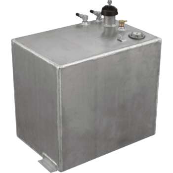 RDS Aluminum Auxiliary Fuel Tank 20Gallon Rectangular Smooth