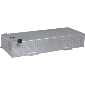 RDS Aluminum Auxiliary Fuel Tank 32Gallon Rectangular Diamond Plate