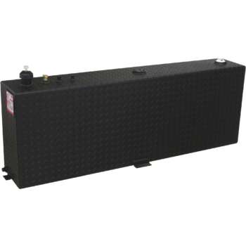 RDS Aluminum Transfer Fuel Tank 45Gallon Vertical Black Diamond Plate