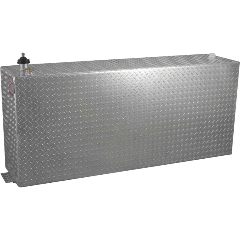 RDS Aluminum Transfer Fuel Tank 90 Gallon Vertical Diamond Plate