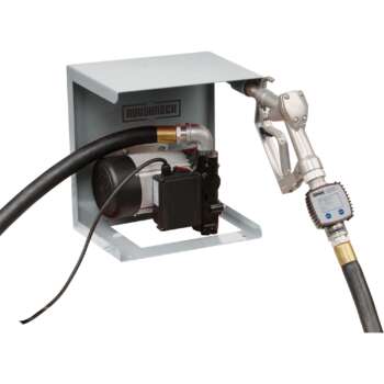 Roughneck 120V Fuel Transfer Pump 22 GPM Meter Manual Nozzle Hose