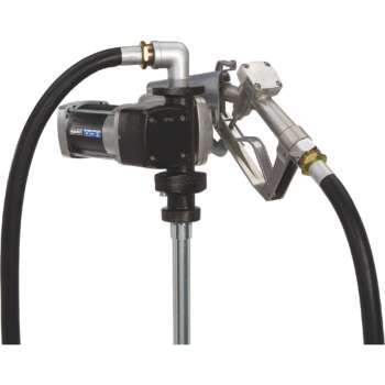 Roughneck Heavy Duty Fuel Transfer Pump 15 GPM 120 Volt AC Manual Nozzle Gasoline Compatible