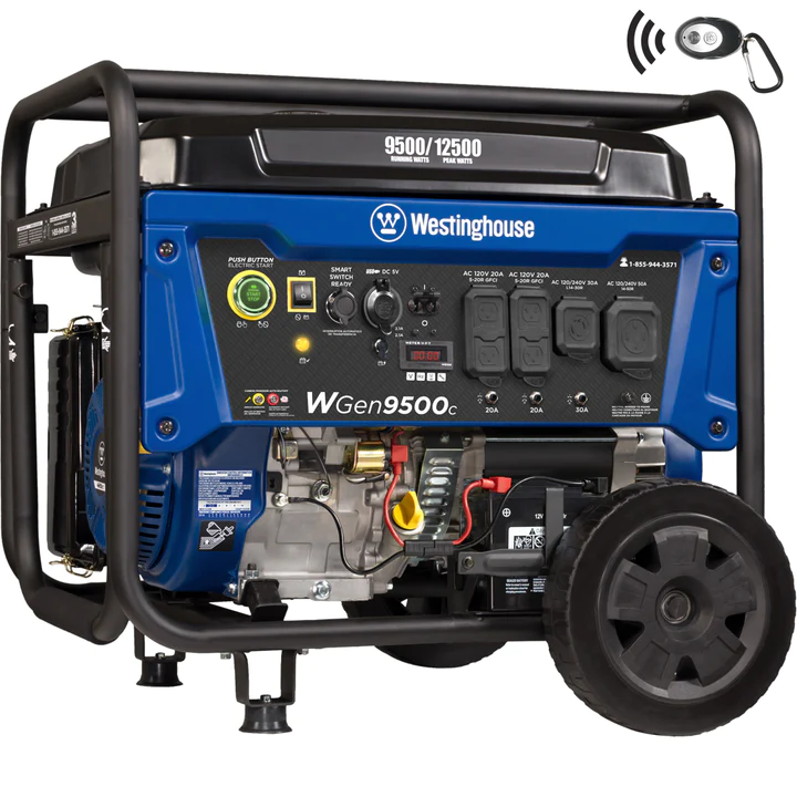 Westinghouse WGen9500c Portable Generator with CO Sensor