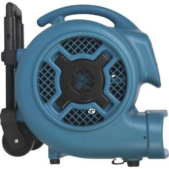 XPower 1 HP Air Mover Dryer with Wheels Xactimate Code WTRDRY 3,600 CFM