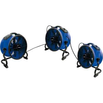 XPower High Temp Axial Fan Air Mover 14in 1/4 HP 1,720 CFM