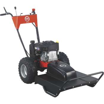 DR Power PRO Field and Brush Mower with Power Steering 14.5 HP 26in Pivoting Deck