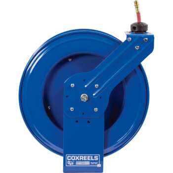 Coxreels T Series Supreme Duty Air Water Hose Reel With 3/4in x 75ft PVC Hose Max 300 PSI