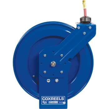 Coxreels Air Hose Reel With 3/8in x 50ft PVC Hose Max 300 PSI