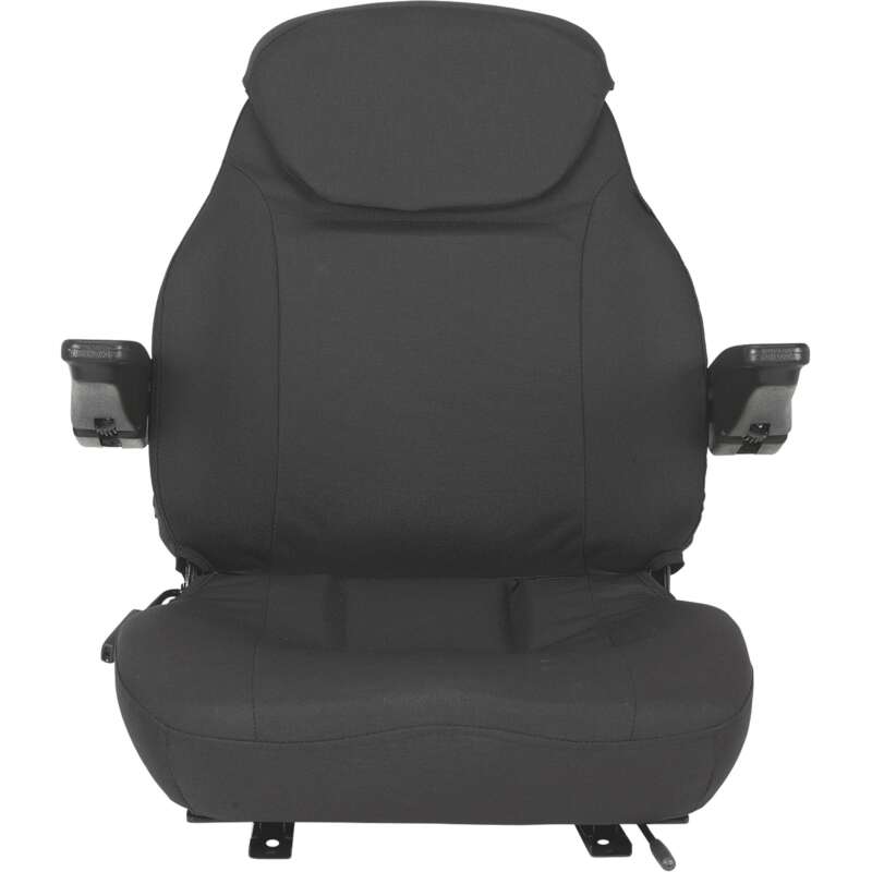 Black Talon Cordura Tractor Seat with Adjustable Lumbar Support Black