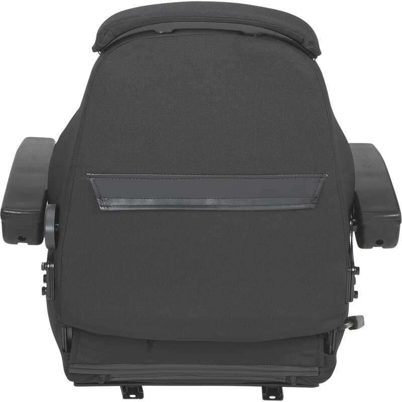 Black Talon Cordura Tractor Seat with Adjustable Lumbar Support Black