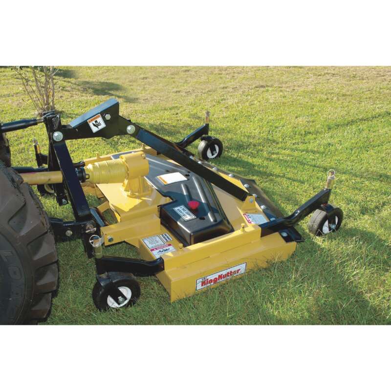 King Kutter Rear Discharge Finish Mower 72in w Double V Belt