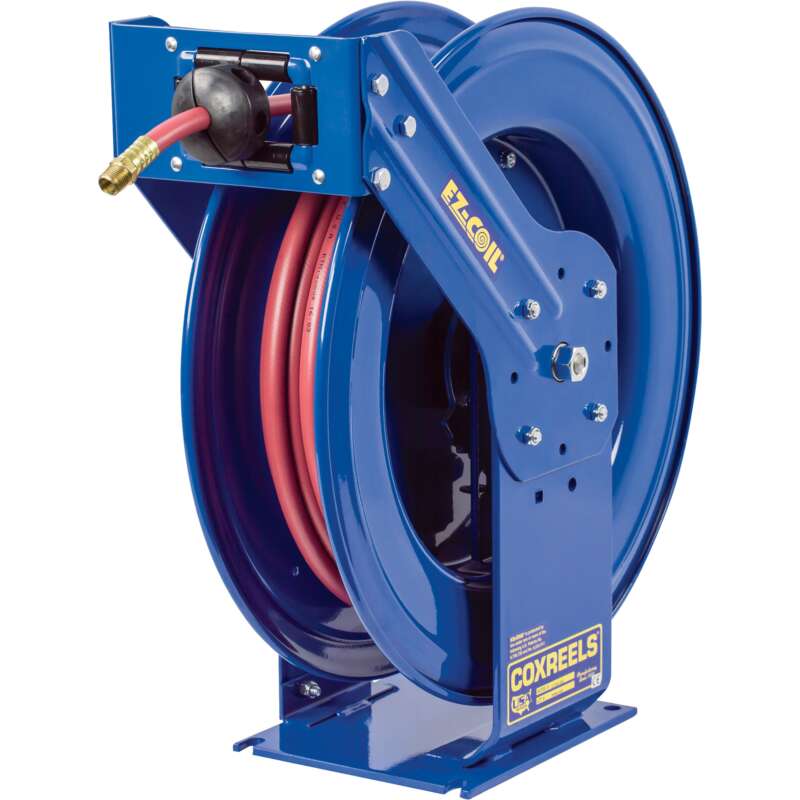 Coxreels Truck Series Hose Reel with EZ Coil With 3/8in x 100ft PVC Hose Max 300 PSI