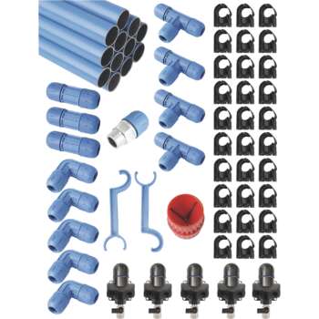 RapidAir 1in FastPipe Master Kit 230Ft Kit with 5 Outlets