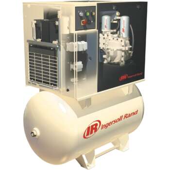 Ingersoll Rand Rotary Screw Compressor w Total Air System 230 Volts Single Phase 5 HP 18.5 CFM