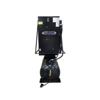 Emax 1PH Rotary Screw Compressor Tank Mount wAir Dryer Horsepower 7.5 HP Air Tank Size 80 Gal Volts 230