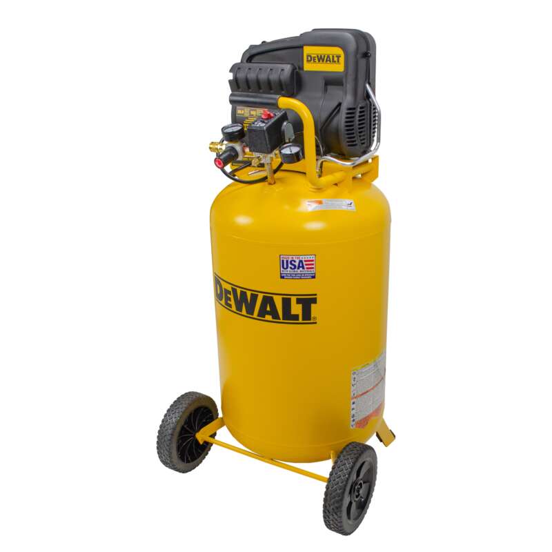 DEWALT 30 Gallon Air Compressor Vertical Portable Oil Free Direct Drive 1.9 HP