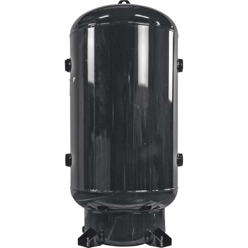 Industrial Air Vertical Receiver Tank 80 Gallon 24in Diameter 200 PSI