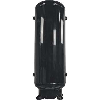 Industrial Air Vertical Receiver Tank 120 Gallon 24in Diameter 200 PSI