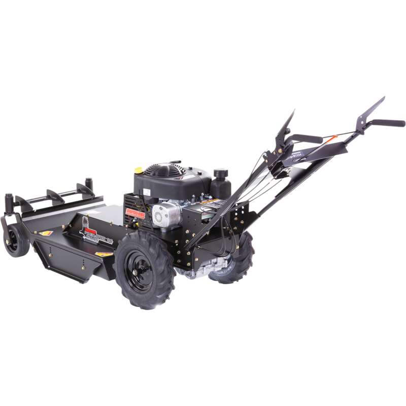 Swisher Predator Self Propelled Push Rough Cut Lawn Mower with Front Casters 344cc Briggs & Stratton Engine 24in Deck