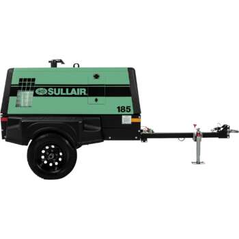 Sullair 185 Series Tier 4 Final Portable Air Compressor 49 HP 185 CFM 100 PSI Cold Weather Package