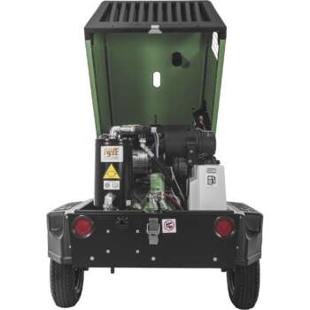 Sullair 185 Series Tier 4 Final Portable Air Compressor 49 HP 185 CFM 100 PSI Cold Weather Package