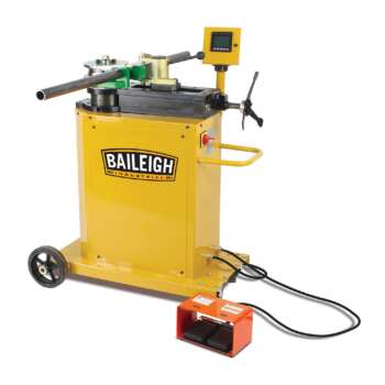 Baileigh 220 Volt Single Phase Rotary Draw Bender w 170 Jo Max Bending Capacity Round 25 in Max Material Gauge 30 Max Depth 9 in