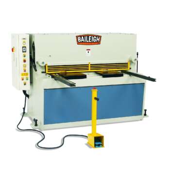 Baileigh 220 Volt Three Phase Heavy Duty Hydraulic Shear 5 Max Material Gauge 12 Max Width 52 in