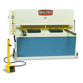 Baileigh 220 Volt Three Phase Heavy Duty Hydraulic Shear 5 Max Material Gauge 13 Max Width 52 in Model SH 5210 HD